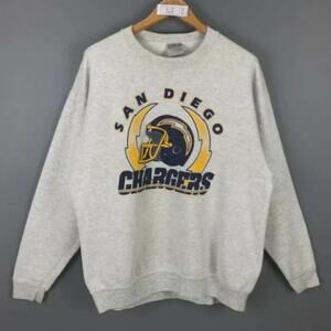 90S San Diego Football Sweatshirt , Chargers American Football
